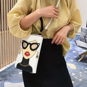 Give Em Face Crossbody purse